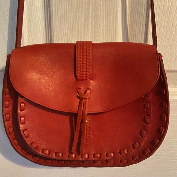 Madewell Handbags - Madewell Red leather cross body purse